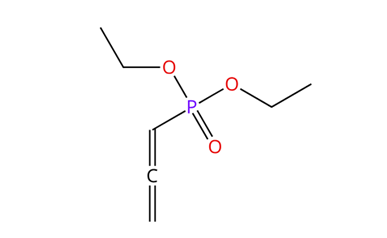 丙二烯磷酸二乙酯 Diethyl propidylene phosphate 1609-72-9.png